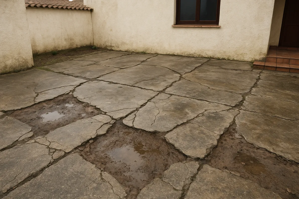 Landscape &amp; Hardscape Construction before
